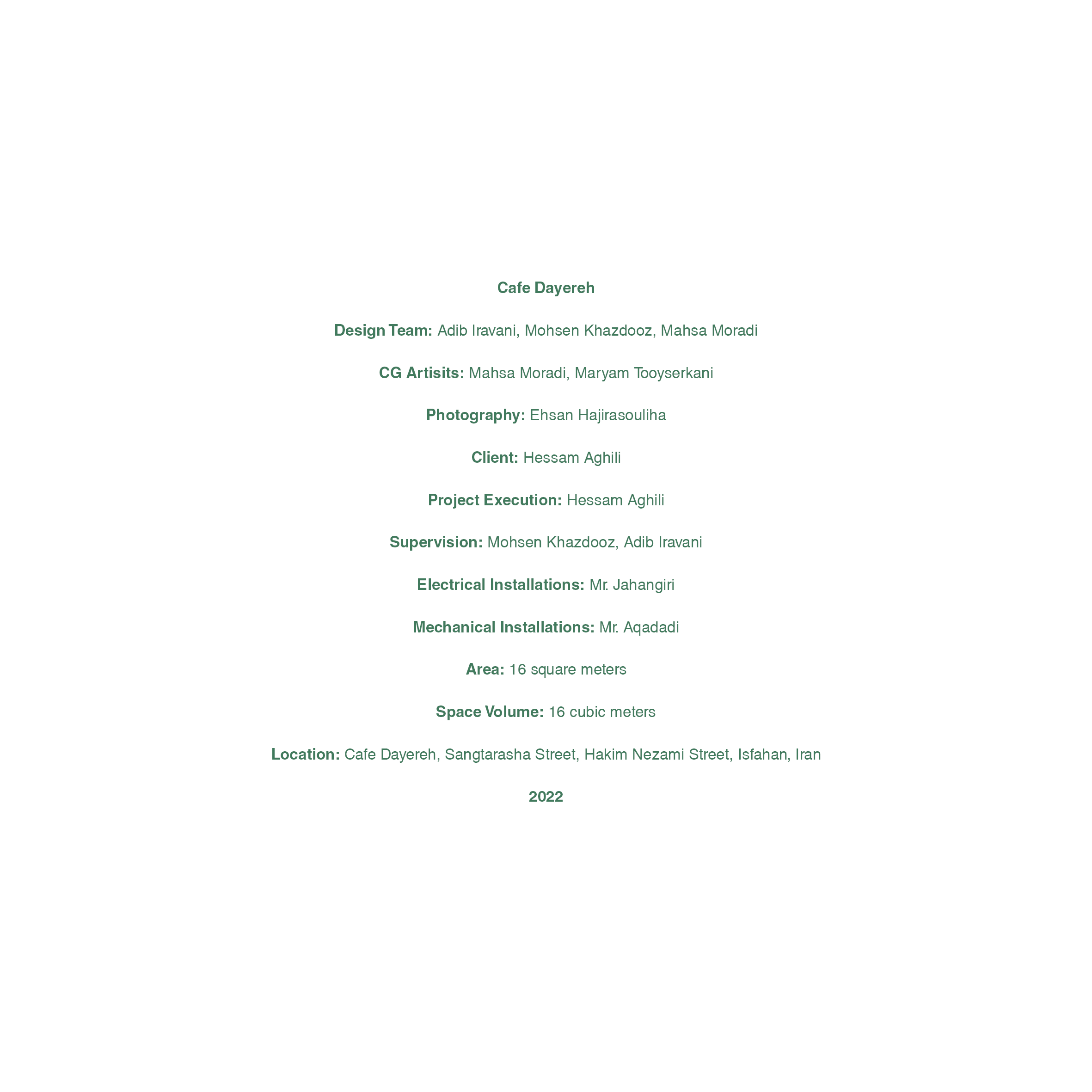Cafe Dayereh Information2
